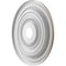 Ekena Millwork Cole PVC Ceiling Medallion (Canopies up to 6"), 22"OD x 3 1/2"ID x 1"P, Universal Aged Metallic Rust CMP22CODRU - alternate 3